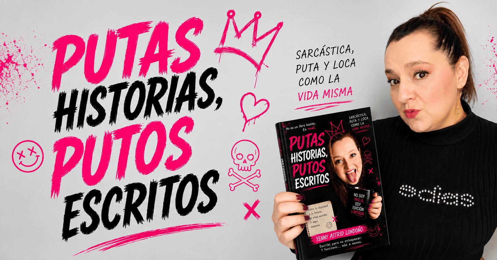 Portada de Putas historias, putos escritos, con Yenny Astrid Londoño