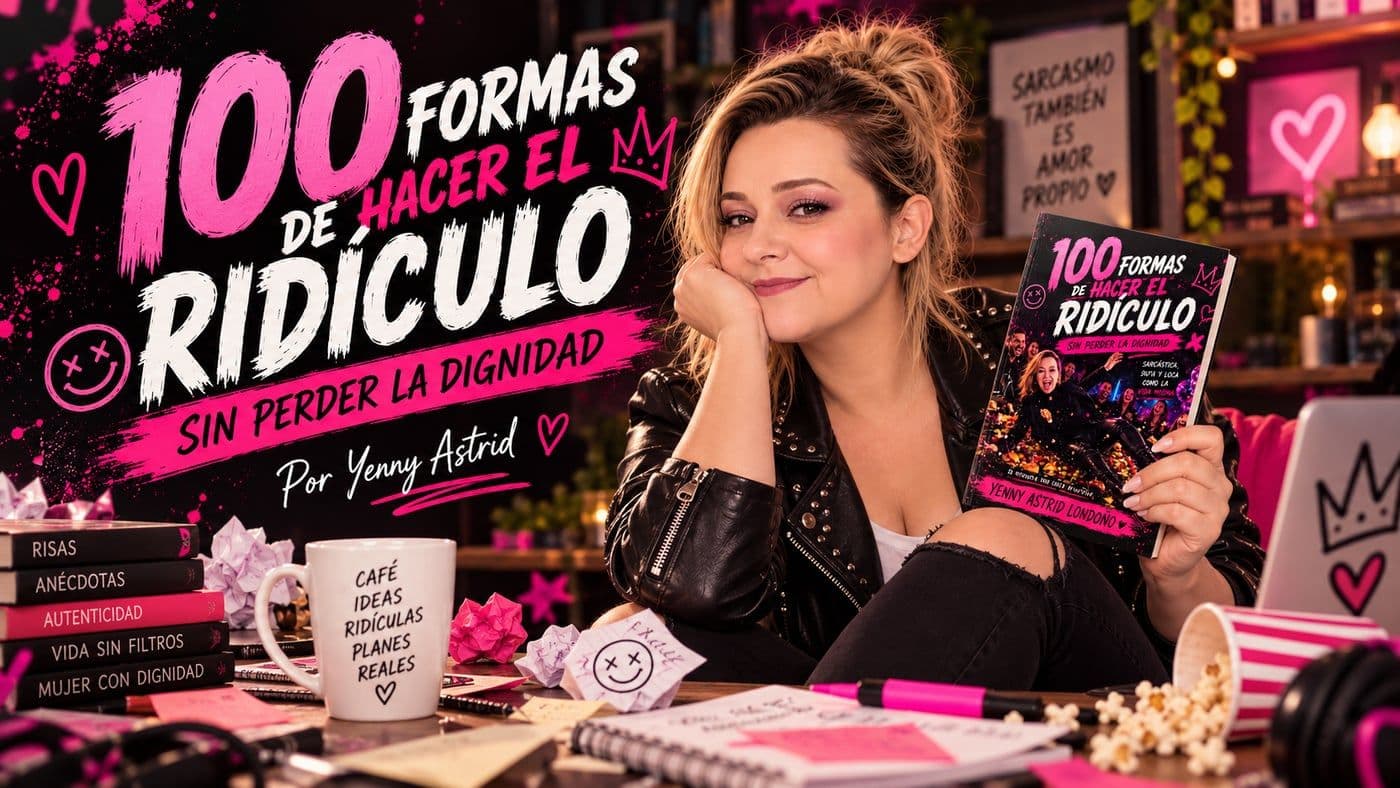 Portada del artículo «Hacer el ridículo no te quita la dignidad. Creerte demasiado importante sí», escrito por Yenny Astrid Londoño. Yenny Astrid Londoño y la frase «100 formas de hacer el ridículo sin perder la dignidad»