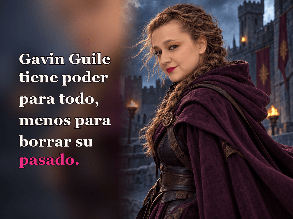 Imagen de la reseña del libro «El prisma negro», escrita por Yenny Astrid Londoño. Ilustración de El prisma negro, de Brent Weeks, con un texto superpuesto: «Gavin Guile tiene poder para todo, menos para borrar su pasado».