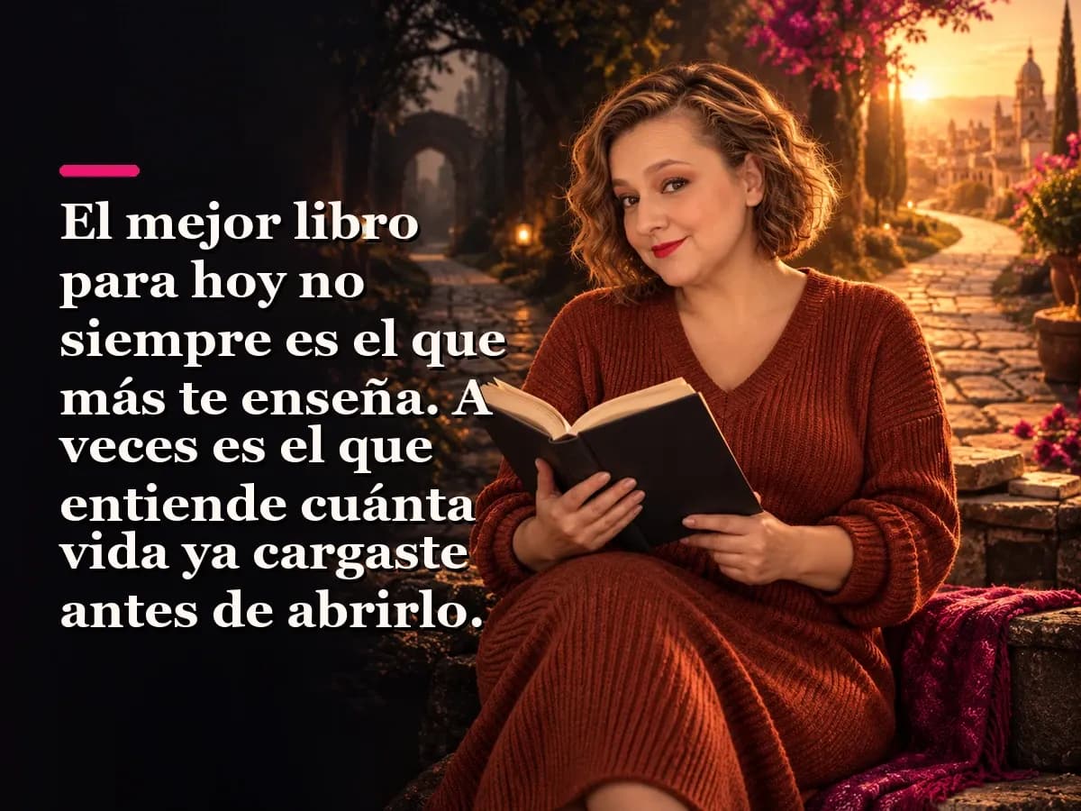 Yenny Astrid Londoño en una imagen editorial sobre Cómo elegir qué libro leer según tu estado de ánimo.
