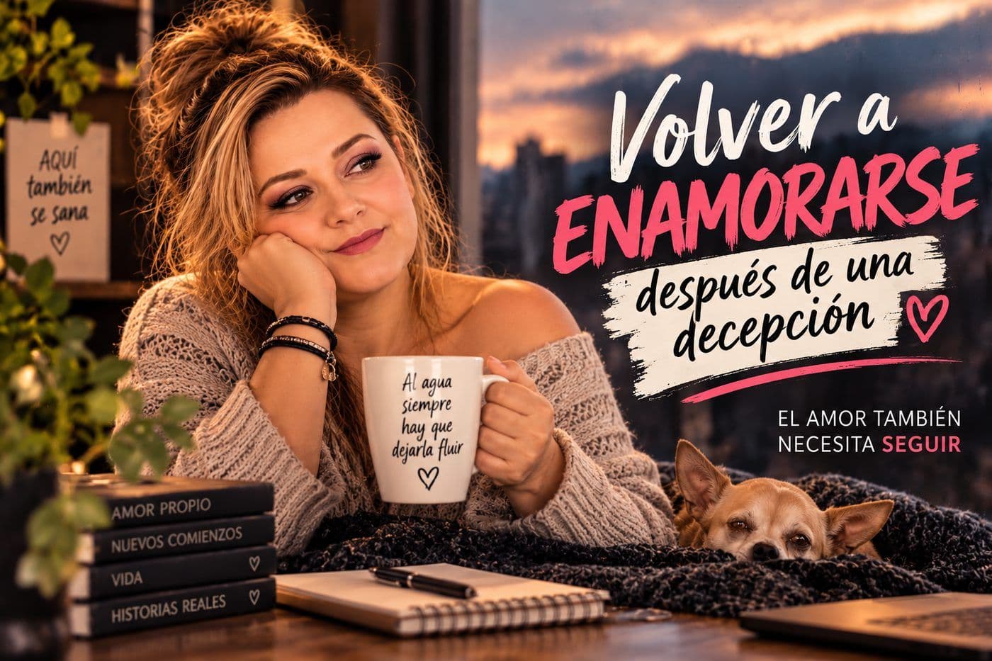 Portada del artículo «Volver a enamorarse después de una decepción: el amor también necesita seguir», escrito por Yenny Astrid Londoño. Volver a enamorarse después de una decepción: el amor también necesita seguir