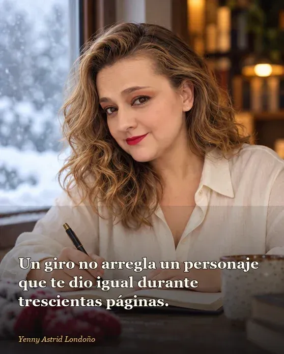 Imagen del artículo «Mejores libros de Javier Castillo: por cuál empezar sin perderte entre los giros», escrito por Yenny Astrid Londoño. Yenny mira una ventana cubierta de lluvia con un cuaderno de investigación abierto, sin pistas legibles.