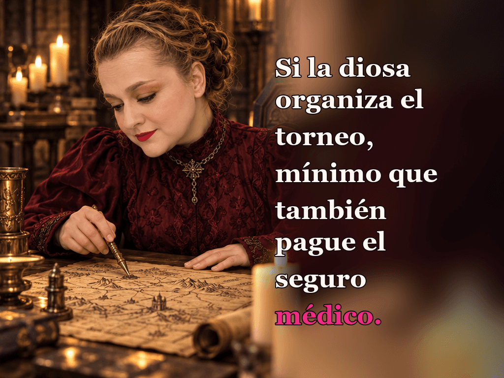 Imagen de la reseña del libro «The Serpent and the Wings of Night», escrita por Yenny Astrid Londoño. Ilustración de The Serpent and the Wings of Night, de Carissa Broadbent, con un texto superpuesto: «Si la diosa organiza el torneo, mínimo que también pague el seguro médico».