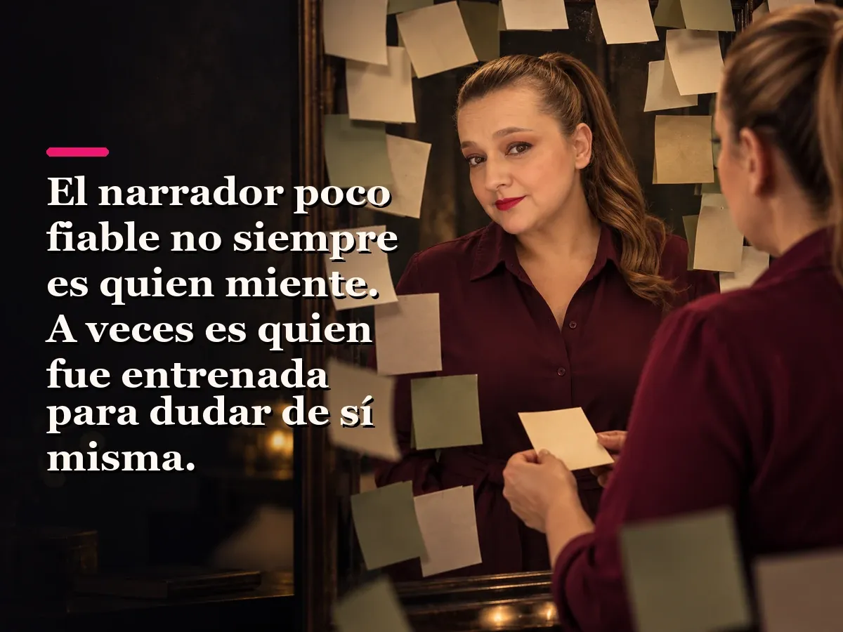 Yenny Astrid Londoño en una imagen editorial sobre Thrillers psicológicos protagonizados por mujeres que no sabes si creerles.