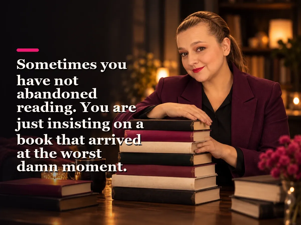 Yenny Astrid Londoño in an editorial image about How to Choose What Book to Read Based on Your Mood.
