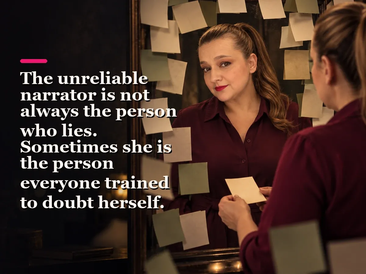 Yenny Astrid Londoño in an editorial image about Psychological Thrillers Starring Women You Are Not Sure You Can Trust.