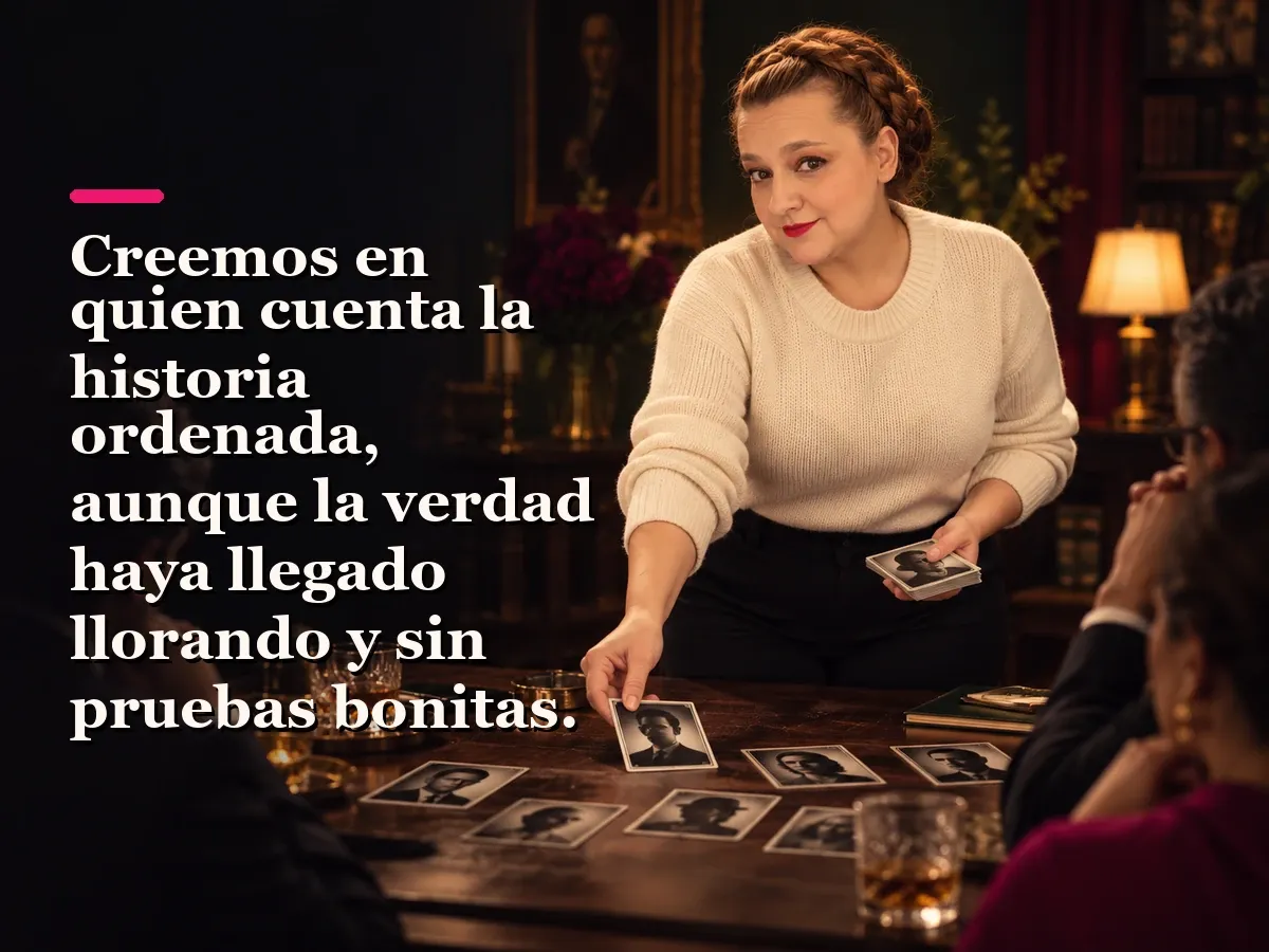 Yenny Astrid Londoño en una imagen editorial sobre Thrillers psicológicos protagonizados por mujeres que no sabes si creerles.